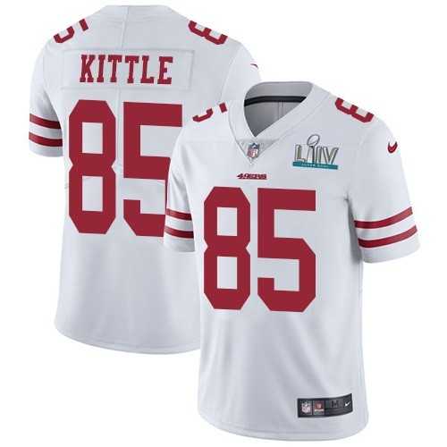 Youth Nike 49ers 85 George Kittle White 2020 Super Bowl LIV Vapor Untouchable Limited Jersey,We sell and wholesale Youth Nike 49ers 85 George Kittle White 2020 Super Bowl LIV Vapor Untouchable Limited Jersey on line form chian!